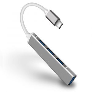 HUB 809 - Hub med 4x USB-A porte - Tilslutning via USB-C - Grå