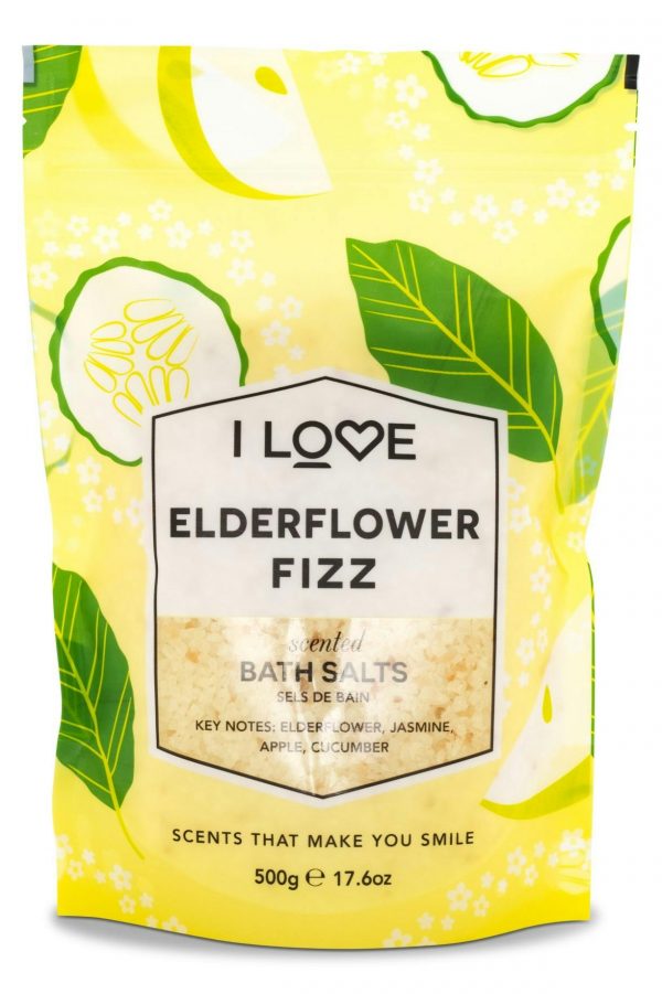 I Love Cosmetics Elderflower Fizz Bath Salts 500 g