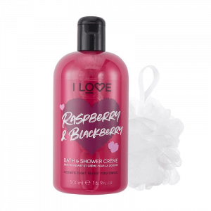 I Love Cosmetics Raspberry & Blackberry Bath Time Treats 500 ml + 1 stk