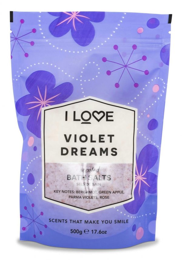 I Love Cosmetics Violet Dreams Bath Salts 500 g