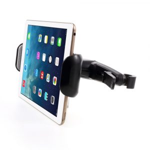 iPad/tablet holder 7-15 til nakkestøtte i bil - Sort