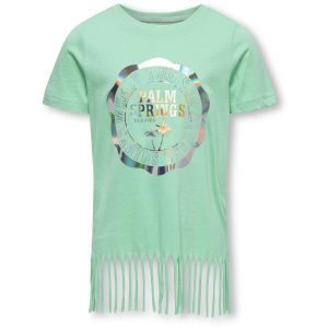 kids ONLY Spearmint Palm Alison Foil College Top - Str. 122-128