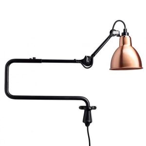 Lampe Gras N303 Væglampe Mat Sort & Kobber