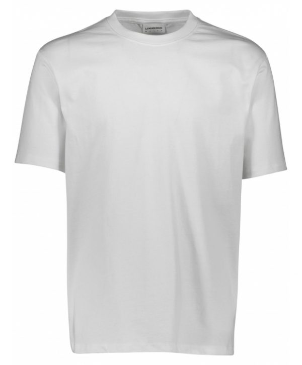 Lindbergh O-neck T-shirt i hvid til herre