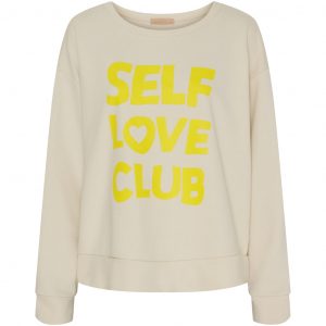 Marta Du Chateau dame sweatshirt MdcLuciana - Burro/Yellow Print