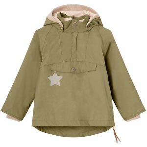 Mini A Ture Sommerjakke - Vitorio Fleece Anorak - Aloe Green