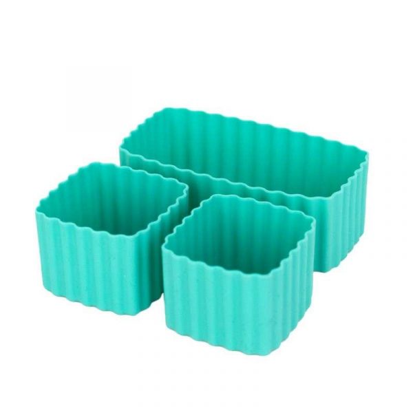 MontiiCo Mix Bento Silicone Cups - 3 stk. - Lagoon