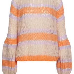 Noella Sweater - Pacific - Apricot/Lavender Mix