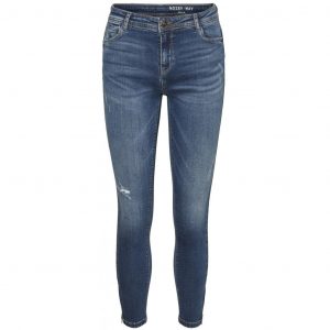 Noisy May dame jeans NMKIMMY - Medium blue denim