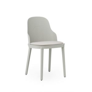 Normann Copenhagen Allez Spisebordsstol Canvas Polstret Varm Grå