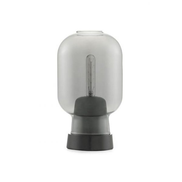 Normann Copenhagen Amp Bordlampe Røgfarvet/Sort