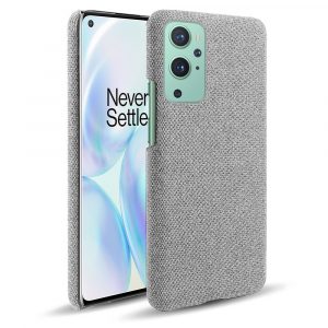 OnePlus 9 - KSQ Hard cover - Design i tekstil - Lysegrå