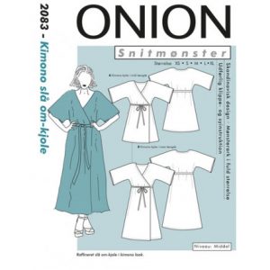 ONION Snitmønster 2083 Kimono Slå Om-KjoleÂ Str. XS-XL