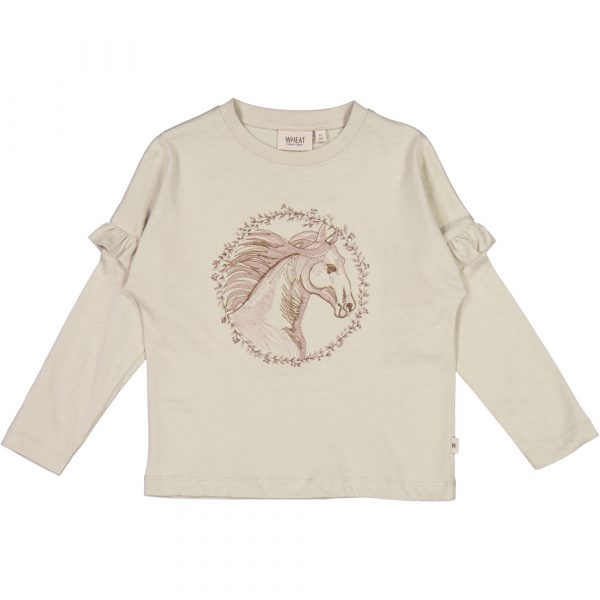 Organic Horse bluse (6 år/116 cm)