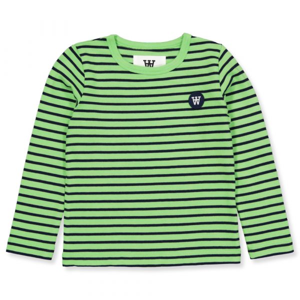 Organic Kim stribet bluse (7-8 år)