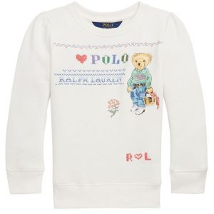 Polo Ralph Lauren Sweatshirt - Bedford - Hvid m. Print