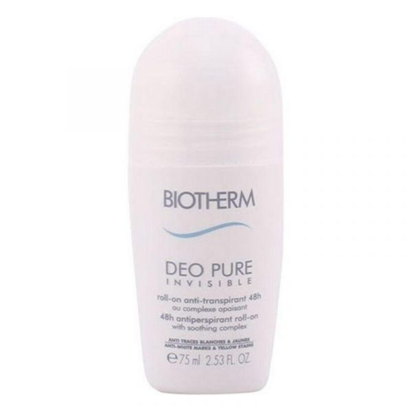 Roll on deodorant Pure Invisible Biotherm 75 ml