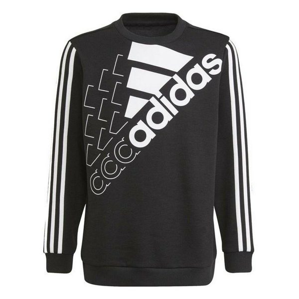 Sweatshirt til Børn Adidas Essentials Logo K Sort 13-14 år