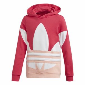 Sweatshirt til Børn Adidas Trefoil Koral 4-5 år