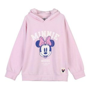 Sweatshirt til Børn Minnie Mouse Pink 12 år