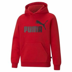 Sweatshirt til Børn Puma Rød 9-10 år