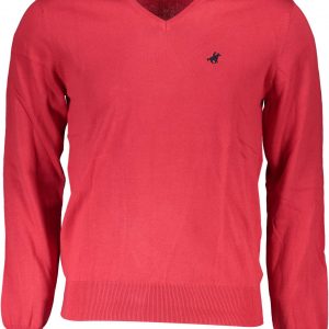 U.S. Grand Polo Elegant Long Sleeve V-Neck Sweater