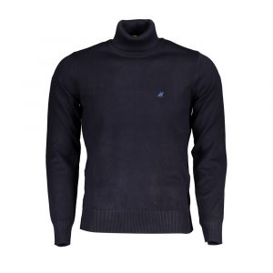 U.S. Grand Polo Elegant Turtleneck Sweater with Embroidered Logo