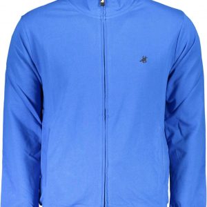 U.S. Grand Polo Elevated Casual Blue Zip Sweatshirt