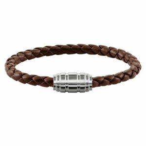 Unisex armbånd Thomas Sabo UB0019-823-2 Sølvfarvet Brun 18,5 cm 16,5 cm 18,5 cm