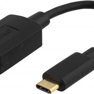 USB 3.1 USB-C (han) til USB-A adapter - 0.15cm - Sort