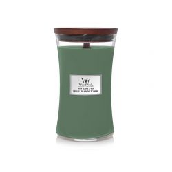 WoodWick Large - Mint Leaves & Oak - Duftlys