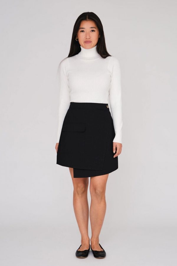 A-View - Nederdel - Calle New Skirt - Black