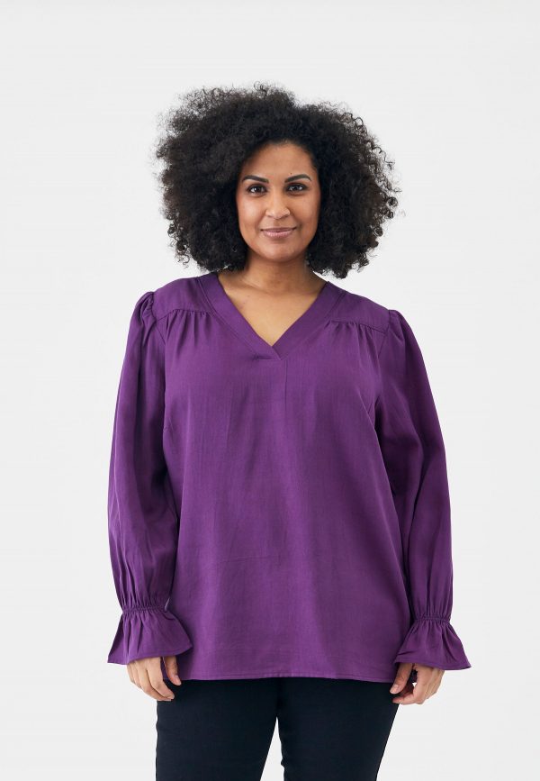 Adia - Bluse - Addoria - Purple - Xs/38-40