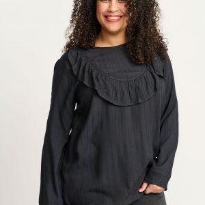 Adia - Bluse - Admagan - Black - S/42-44