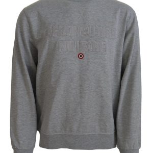 Aeronautica Militare Grå Bomuld Sweater