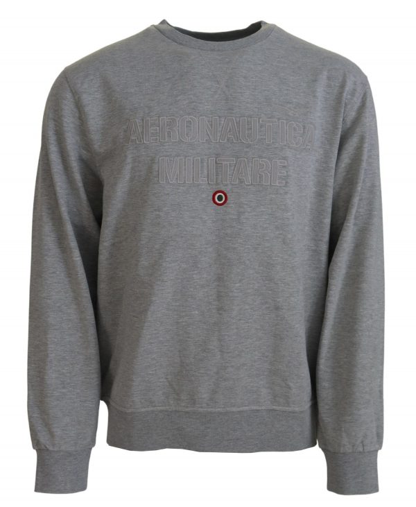 Aeronautica Militare Grå Bomuld Sweater