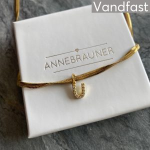 ANNEBRAUNER Snake Letter Necklace - U