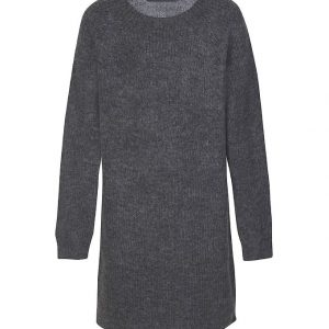 Bruuns Bazaar Bluse - Strik - Rib - Dagfrid - Semi Grey Melange