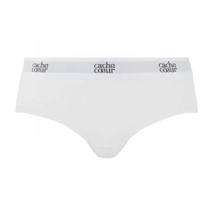 Cache Coeur Life - Maternity low waist brief- trusser- White