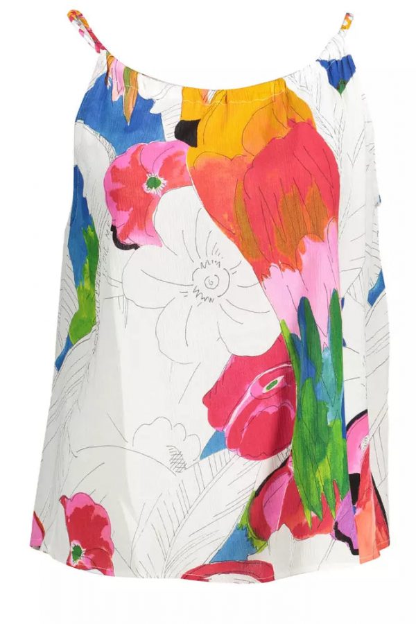 Desigual Bomuld Dame Multifarver Tops & T-Shirt (Lagersalg)