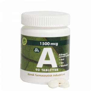 DFI A-vitamin 1500 mcg 90 tabletter