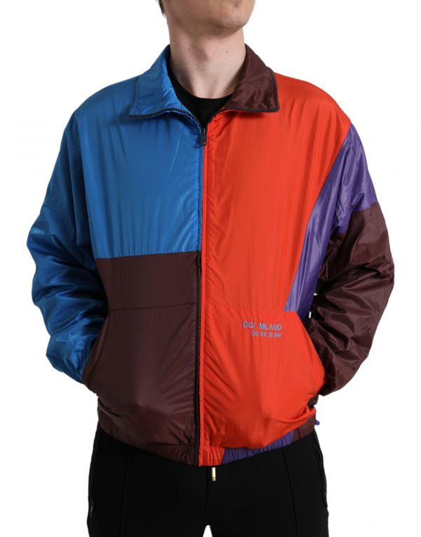 Dolce & Gabbana Multifarve Color Windbreaker Jakke & Frakke