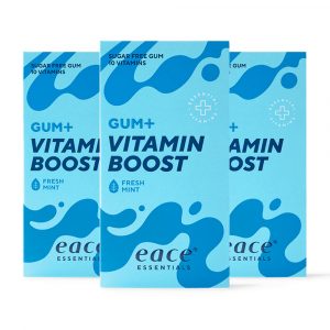 Eace Gum + Vitamin Boost (10x 10 stk) - OBS! BEDST FØR 25/4-24