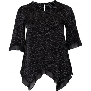 Elblouse - Black - Bluse - 36