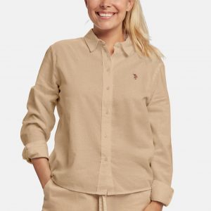 Else Linen Skjorte - U.S. Polo Assn - Herre - XS