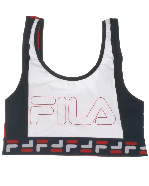 Fila top, navy-hvid - 176 - S+ - 36