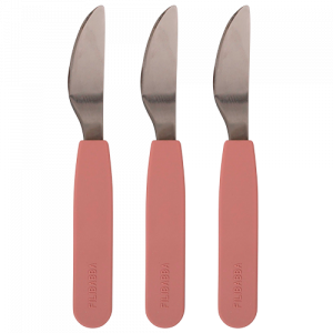 Filibabba Silikone Knive Rose (3 stk)