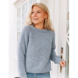 Foggy Autumn by DROPS Design - Bluse Strikkeopskrift str. S - XXXL - Small