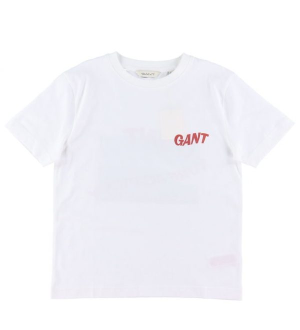 GANT T-shirt - Surf Academy - Hvid