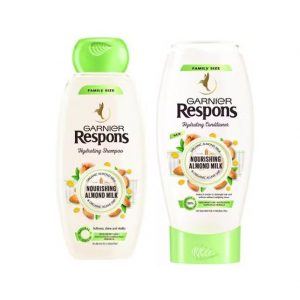 Garnier Respons Nourishing Almond Milk Shampoo & Conditioner 2 x 400 ml